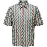 Onscallum - Overhemd - Katoen - Resort Kraag - Korte Mouwen - Regular Fit