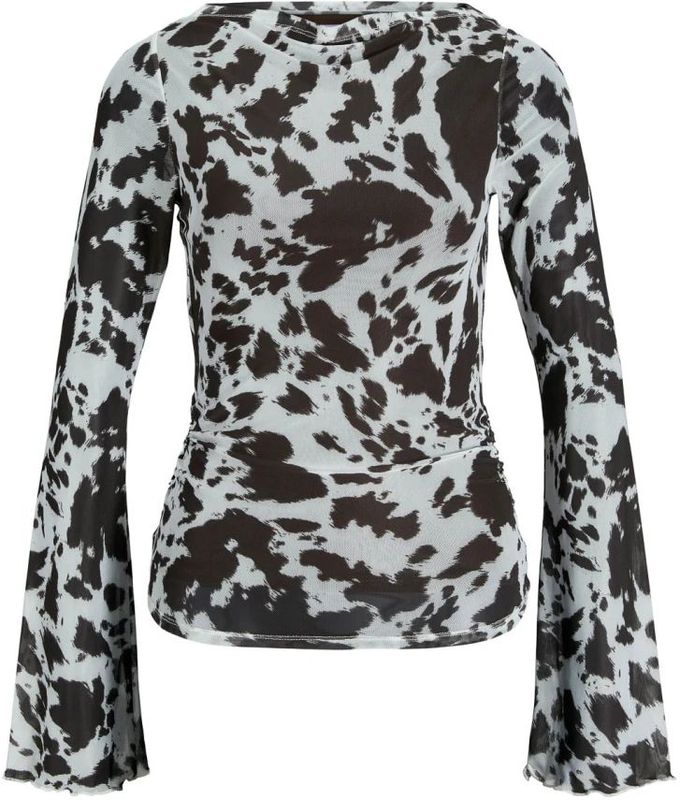 JJXX - Top - Ecru - Polyester - Lange Wijd Mouwen