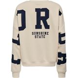 Only Trui Onlsweat Back/sleeve Print Swt 15356793 Birch/night Sky Dames Maat - XS