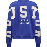 Only Trui Onlsweat Back/sleeve Print Swt 15356793 Surf The Web/birch Hous Dames Maat - XS