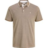 Jack & Jones - Poloshirt - Curry - Katoen - Met Geborduurd Logo