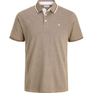 Jack & Jones - Poloshirt - Curry - Katoen - Met Geborduurd Logo