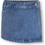 ONLY - KIDS ONLY GIRL - Spijkerrok - Medium Blauw Denim - Met Strass-steentjes