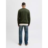 JACK&JONES - JJMAKOTO - Sweatshirt - Zwart - Ronde Hals - Lange Mouwen