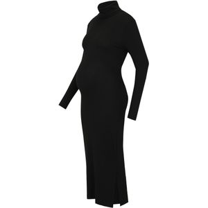 Mamalicious - Levy - Maternity Jurk - Lang Mouw - Midi-lengte - Bodycon-pasvorm