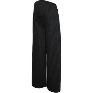 MAMALICIOUS - MLTALIA - Zwangerschapsbroek - Zwart/Wit - Wide Leg - High Waist