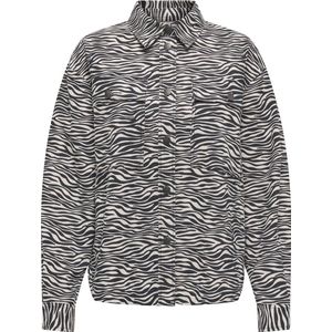 JDY - Overhemd - Blauw - Katoen - Lange Mouwen - Regular Fit