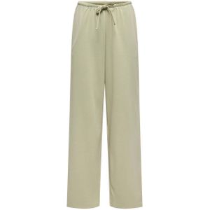 ONLY CARMAKOMA - Wide Leg Broek - Lichtgroen - Regular Waist