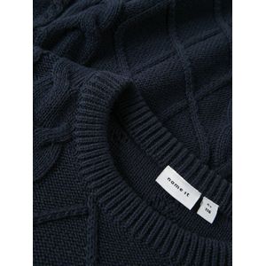 Gebreide Trui - Kabelpatroon - Lange Mouwen - Ronde Hals
