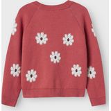 Gebreide Trui - Ronde Hals - Lange Mouwen - Geribde Manchetten - Jacquard