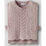 Gebreid Gilet - Mouwloos - Ronde Hals - Vast Katoenen Koord 13 cm