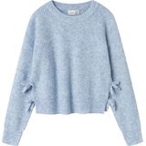 NAME IT Meisjes Nkflinnea Ls Loose Short Knit, Dusty Blue., 116