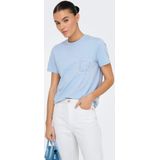 JDY - JDYSELMA - T-shirt - Korte Mouwen - Regular Fit - Kanten Detail