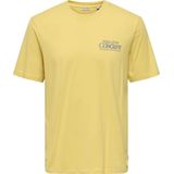 ONLY & SONS - ONSMANUEL CASA LIFE REG SS T-shirt - Geel