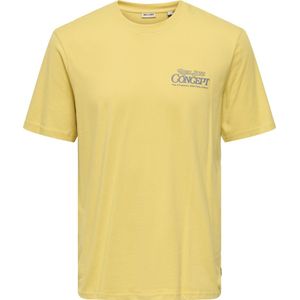 ONLY & SONS - ONSMANUEL CASA LIFE REG SS T-shirt - Geel