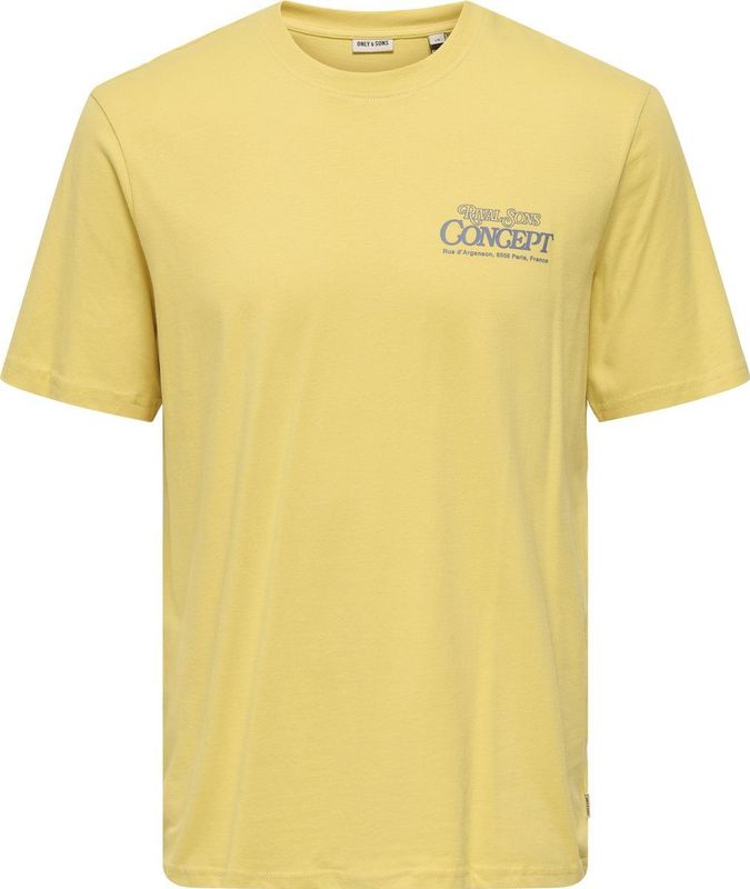 ONLY & SONS - ONSMANUEL CASA LIFE REG SS T-shirt - Geel
