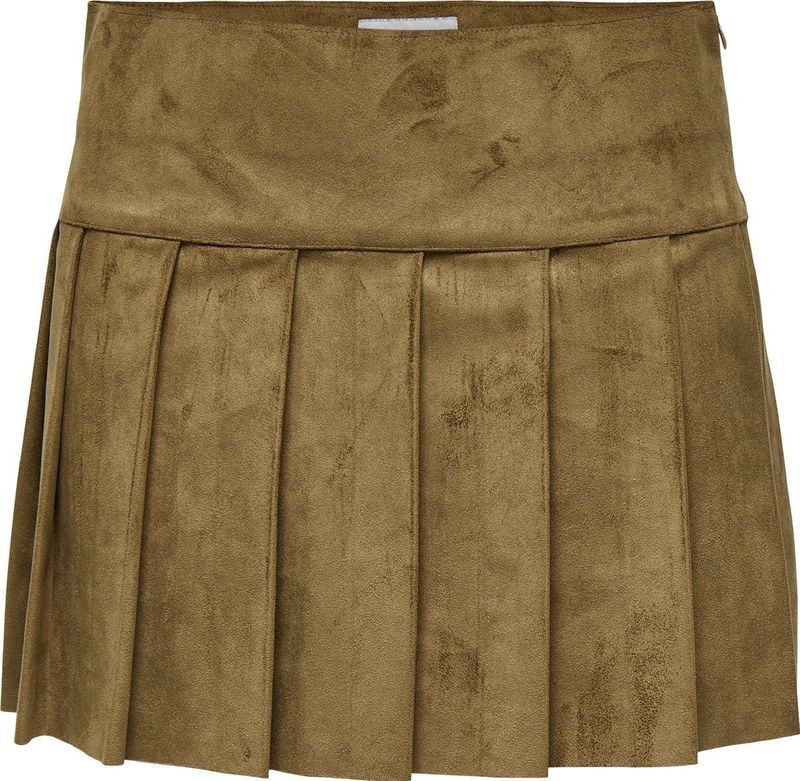 Rok - Imitatiebont - Pluizig - Zacht - Brede Tailleband