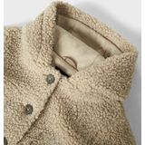 NAME IT - Teddy - Jas - Lichte Stof - Pluizig Oppervlak - Kinderen