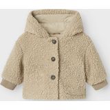 NAME IT - Teddy - Jas - Lichte Stof - Pluizig Oppervlak - Kinderen