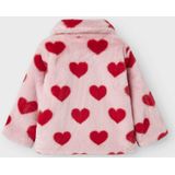 Name It - NmfMindy - Kunstbont Jas - Ruikertje met Harten - Winterjassen