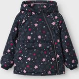 NAME IT - Jas - Jack - Met Afneembare Capuchon - Lange Mouwen - Print