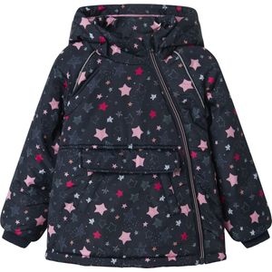 NAME IT - Jas - Print - Jack - Met Afneembare Capuchon - Lange Mouwen - Reflecterende Details