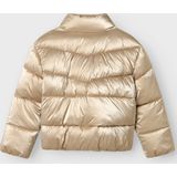 NAME IT - Shiny Gewatteerde Jas - Pufferjas - Hoge Hals - Lange Mouwen