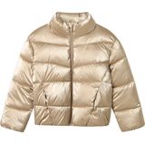 NAME IT - Shiny Gewatteerde Jas - Pufferjas - Hoge Hals - Lange Mouwen