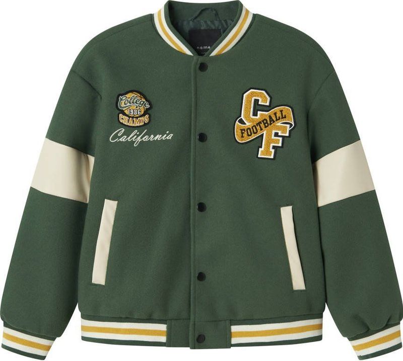 NAME IT - Jas - KIDS - Met Drukknoopsluiting - Zachte Voering - Handige Zakken