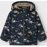 Name It - Nmmsnow05 - Jongensjas - Dark Sapphire - Afneembare Capuchon