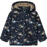 Name It - Nmmsnow05 - Jongensjas - Dark Sapphire - Afneembare Capuchon