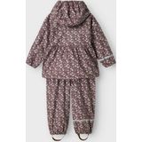 Name It - NmfDry10 - Regenkleding - Fig met Bloemen