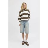 JJXX - Gebreide Trui - Kaki - Ronde Hals - Lange Mouwen