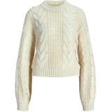 JJXX - JXKELLY - Gebreide Trui - Crème - Losse Pasvorm - Lange Mouw