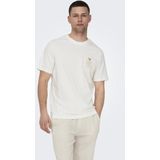 Only & Sons - Manuel Desert Shirt - Heren - Beige - Katoen