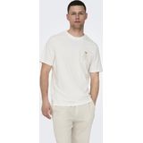 VERO MODA - T-shirt - Katoen - Korte Mouwen - Ronde Hals - Borduursels