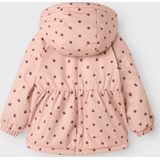 Lil' Atelier - Nmflasnow05 - Jas - Misty Rose - Peuters - Afneembare Capuchon