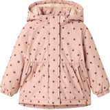 Lil' Atelier - Nmflasnow05 - Jas - Misty Rose - Peuters - Afneembare Capuchon