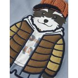 Name It - Nmmkamden Ls Sweat - Vieux Blauw - Sweatshirt - Voor Jongens