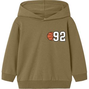 NAME IT - MINI - Sweater - Zacht Katoen - Met Capuchon - Lange Mouwen