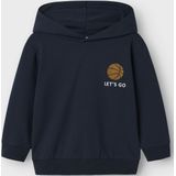 NAME IT - NMMKELVIN - Sweatshirt - Lichtblauw - Donkerblauw - Bruin - Lichtoranje