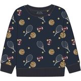 NAME IT - NMMKEATON - Sweatshirt - Lichtblauw - Sepia - Aubergine - Wit