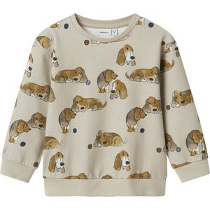 Sweatshirt - Regular Fit - All-over Print - Lange Mouwen - Ronde Hals