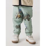 Regular Fit Joggingbroek - Zwart - Ongeborstelde Sweatstof - Verstelbare Taille