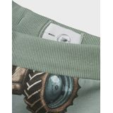 Regular Fit Joggingbroek - Zwart - Ongeborstelde Sweatstof - Verstelbare Taille