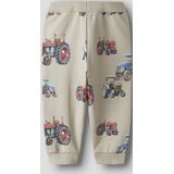 Joggingbroek - All-over Print - Ongeborstelde Sweatstof - Regular Fit