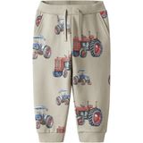 Joggingbroek - All-over Print - Ongeborstelde Sweatstof - Regular Fit