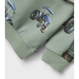 Sweatshirt - All-over Print - Ronde Hals - Lange Mouwen - Ongeborstelde Sweatstof