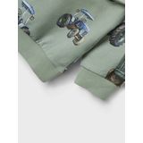 Sweatshirt - All-over Print - Ronde Hals - Lange Mouwen - Ongeborstelde Sweatstof