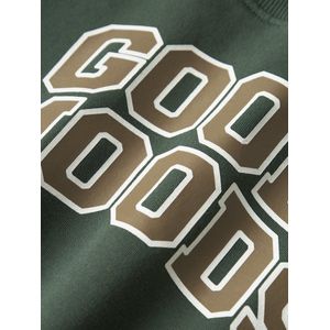 Sweatshirt - Regular Fit - Lange Mouwen - Ronde Hals - Ongeborstelde Sweatstof